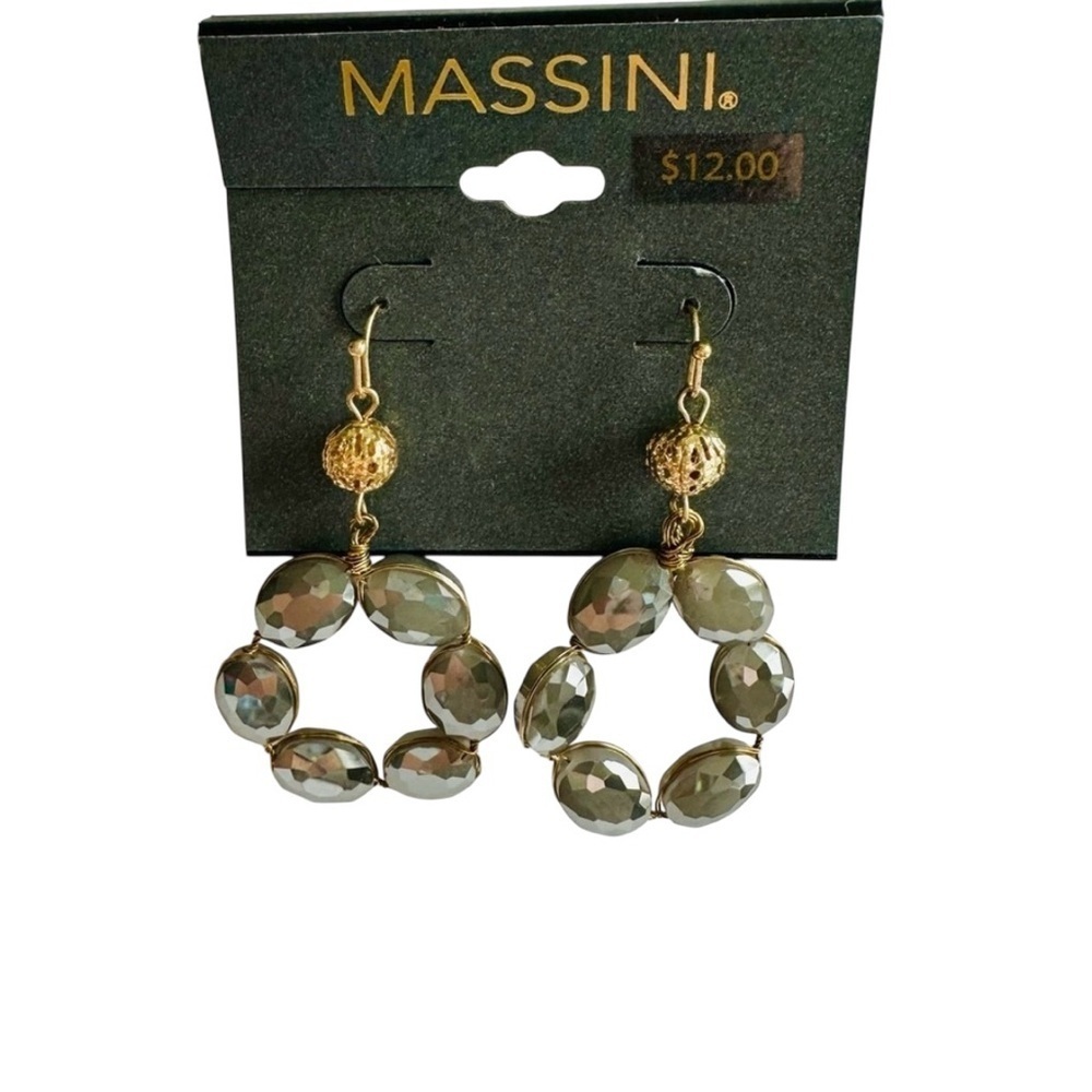 Massini Gold and Silver Tone Earrings